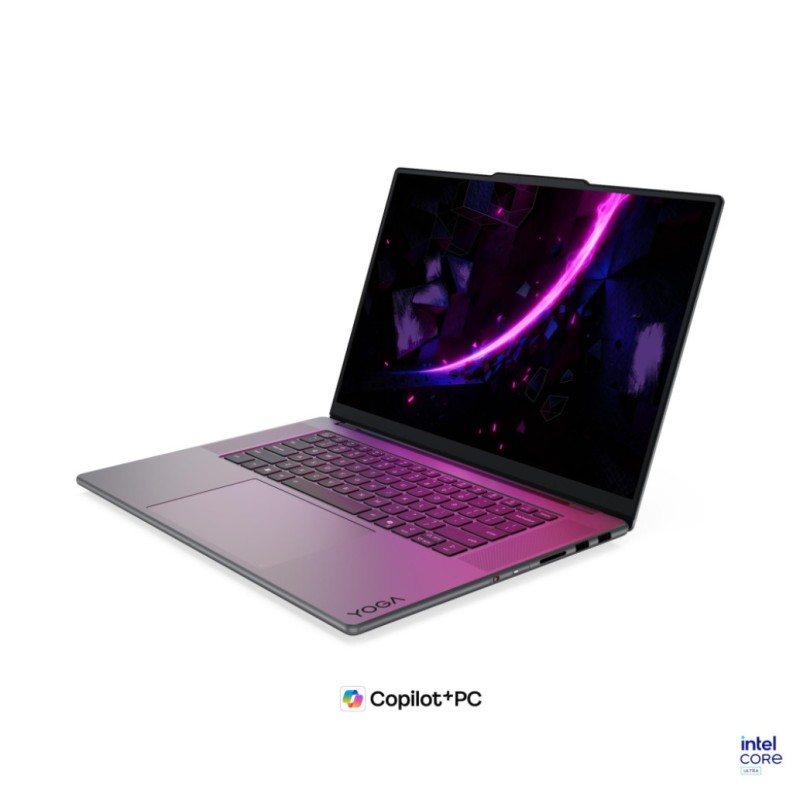 Prenosnik Lenovo 40,64 cm (16,0) Yoga Pro 9 3200x2000 OLED na dotik 1000nit 120Hz Ultra 9-386H/64GB/SSD1TB/BL/AI Chip: 50 TOPs/ALU/RTX5070-8GB/Win11Pro (83SF002TSC)