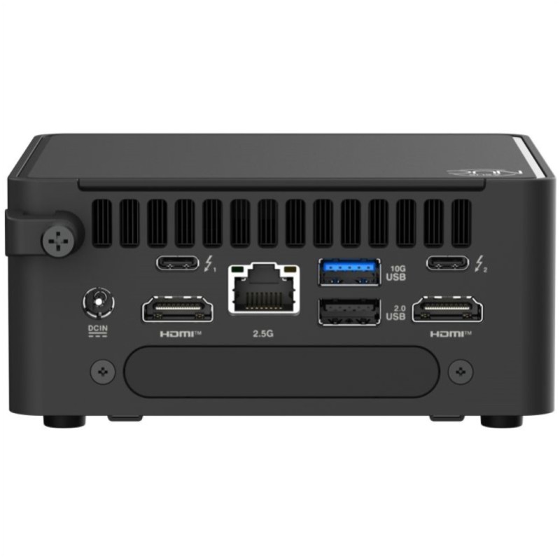 Računalnik BB Asus NUC 15 Pro Kit Intel Ultra 7 255H 2xHDMI 2xThunderbolt 4 M.2 NVMe 5xUSB 2xSO-DIMM Intel Arc 140T LAN WiFi 7 Tall ASUS Računalnik BB Asus NUC 15 Pro Kit Intel Ultra 7 255H 2xHDMI 2xThunderbolt 4 M.2 NVMe 5xUSB 2xSO-DIMM Intel Arc 140T LAN WiFi 7 Tall