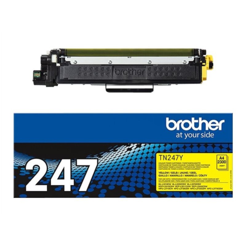 TONER Brother rumen visoke zmogljivosti TN247Y Brother TONER Brother rumen visoke zmogljivosti TN247Y