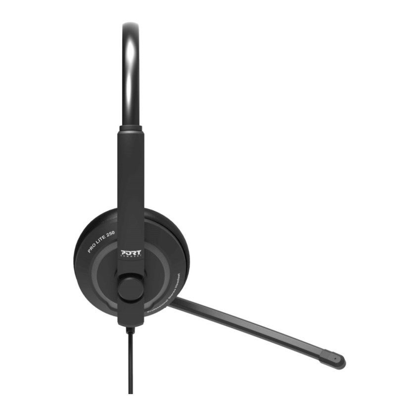 Slušalke žične Port naglavne z mikrofonom USB-C/USB-A Office PRO Lite 250 črna ENC (912005) Port Slušalke žične Port naglavne z mikrofonom USB-C/USB-A Office PRO Lite 250 črna ENC (912005)