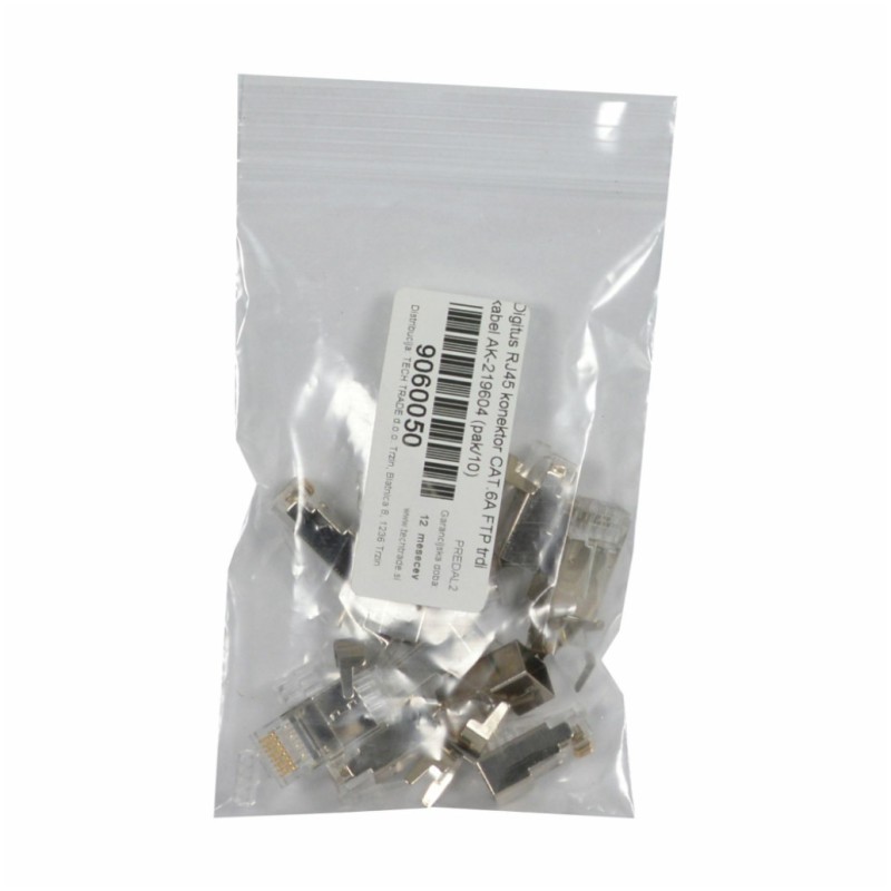 RJ45 konektor CAT.6A FTP trdi kabel AK-219604 (pak/10) Digitus