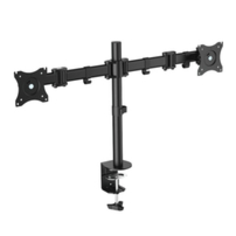 Nosilec za LCD monitor dvojni 13-27 do 8kg - pritrditev na rob mize LogiLink (BP0022) LOGILINK Nosilec za LCD monitor dvojni 13-27 do 8kg - pritrditev na rob mize LogiLink (BP0022)