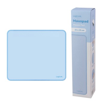 Podloga za miško Logilink mikrovlakna 250x220x2mm vodoodporna modra (ID0223)