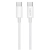 Kabel USB-C (m) => USB-C (m) 2.0 najlon ovoj 0,50m 60W 3A/20V 480Mbps PD3 bel LogiLink (CU0339) LOGILINK Kabel USB-C (m) => USB-C (m) 2.0 najlon ovoj 0,50m 60W 3A/20V 480Mbps PD3 bel LogiLink (CU0339)