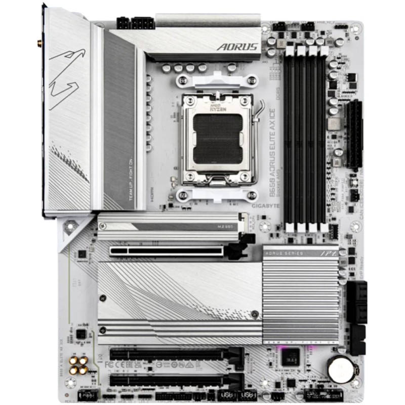 Osnovna plošča AM5 GigaByte B650 AORUS ELITE AX ICE ATX HDMI 1xDisplayPort GIGABYTE Osnovna plošča AM5 GigaByte B650 AORUS ELITE AX ICE ATX HDMI 1xDisplayPort