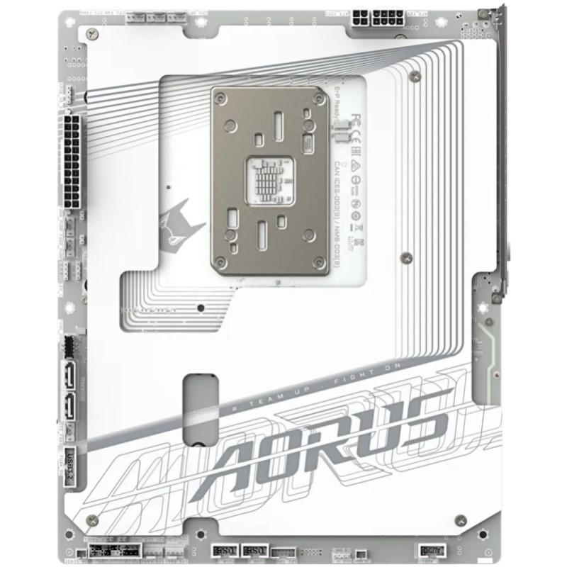 Osnovna plošča AM5 GigaByte B850 AORUS STEALTH ICE ATX HDMI (BTF konektorji - zadaj!) GIGABYTE Osnovna plošča AM5 GigaByte B850 AORUS STEALTH ICE ATX HDMI (BTF konektorji - zadaj!)