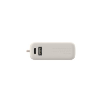 Prenosna baterija Xiaomi 10000mAh 33W USB-A USB-C integriran kabel USB-C bež (59602)