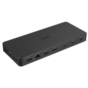Priklopna postaja USB-C => Asus DC500 2x HDMI 1xUSB-C Thunderbolt 4xUSB 1xLAN 2,5Gb čitalec kartic SD/microSD (90XB08DN-BDS080)