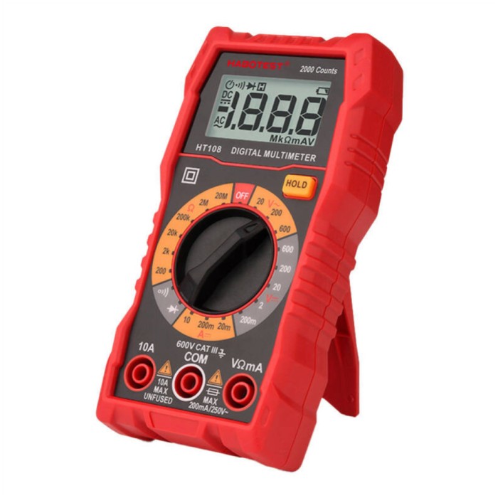 Digitalni univerzalni multimeter Habotest HT108L rdeč (HT108L) Digitalni univerzalni multimeter Habotest HT108L rdeč (HT108L)