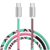 Kabel USB-C (m) => USB-C (m) 2.0 1,0m 60W 3A/20V 480Mbps pletenj ovoj pisan LogiLink (CU0481) LOGILINK Kabel USB-C (m) => USB-C (m) 2.0 1,0m 60W 3A/20V 480Mbps pletenj ovoj pisan LogiLink (CU0481)